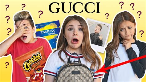 boyfriend reacts to whats in my gucci bag|CRUSH REACTS to What's In My BACKPACK **SHE FOUND .